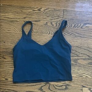 lululemon athletica Teal V-Neck Crop Cami